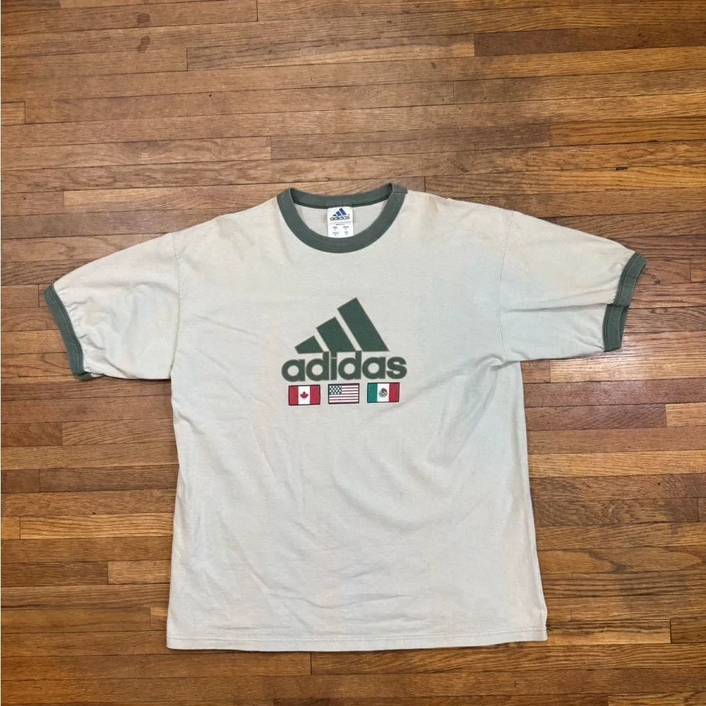 90s Vintage Adidas Ringer Shirt